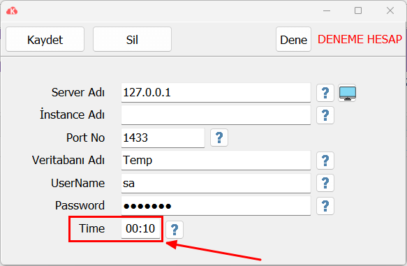 Kladim zamanlanmış yedekleme ayarı