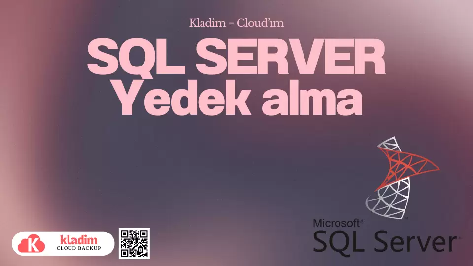 sql server yedekl ama